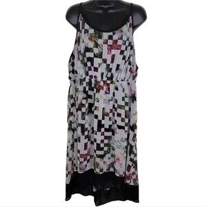 Lane Bryant floral pixels sun dress size 22/24